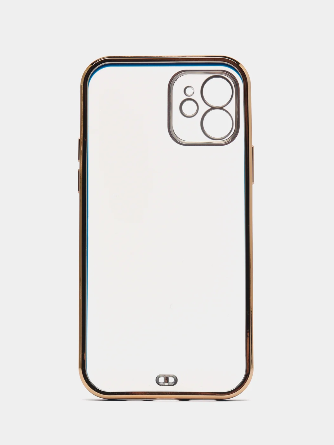 Синий чехол силиконовый для iPhone 12