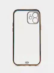 Синий чехол силиконовый для iPhone 12