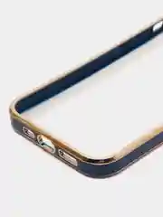 Синий чехол силиконовый для iPhone 12