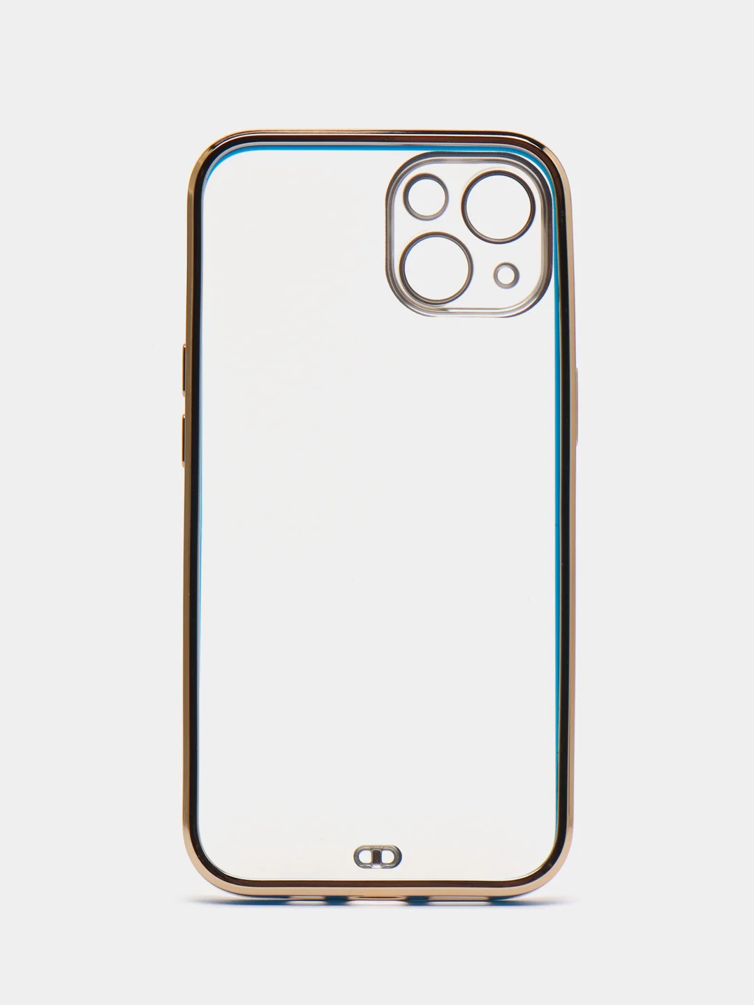 Синий мягкий силиконовый чехол для iPhone 13, технология 6D