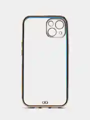 Синий мягкий силиконовый чехол для iPhone 13, технология 6D