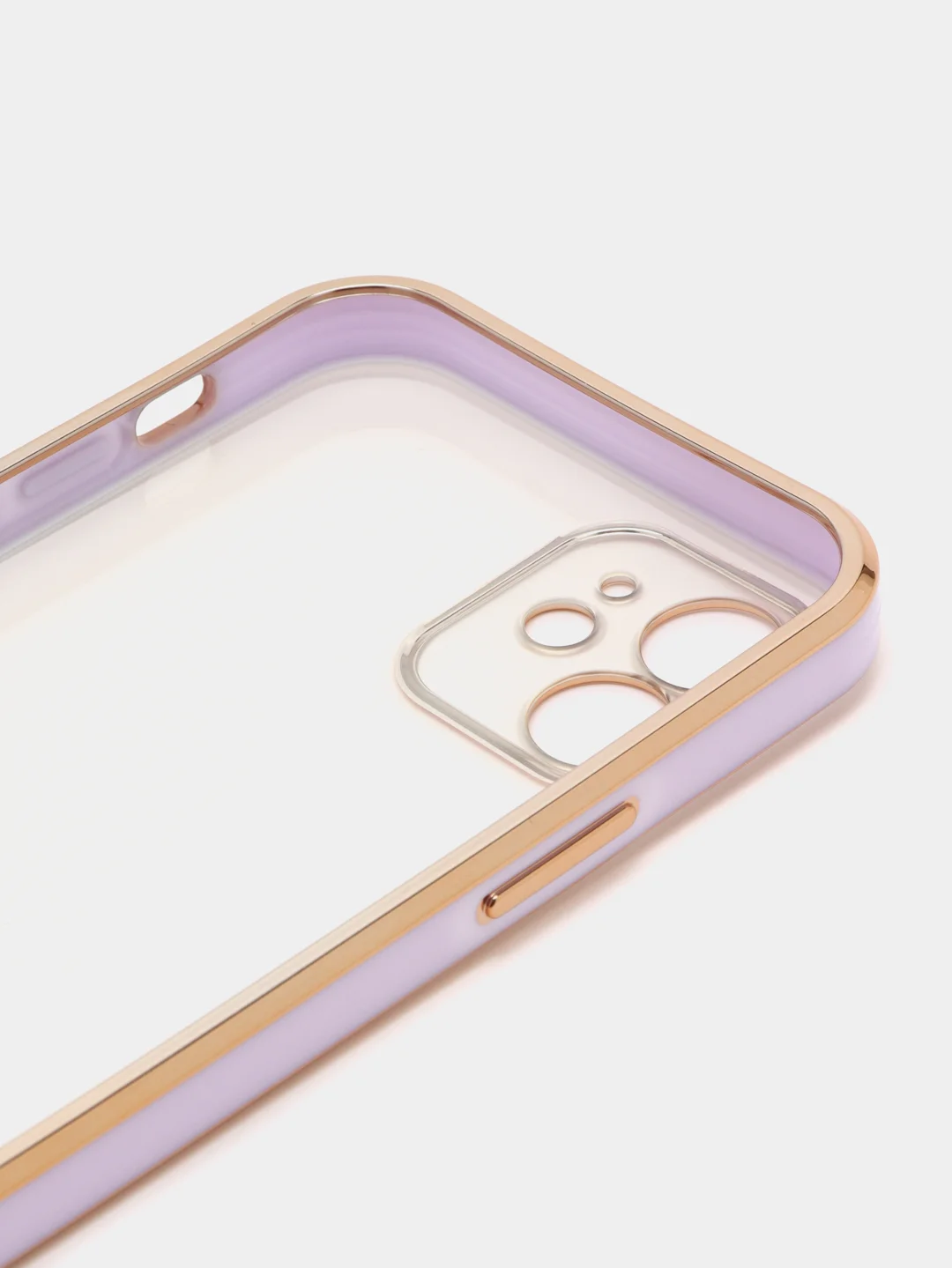 Сиреневый чехол силиконовый для iPhone 12
