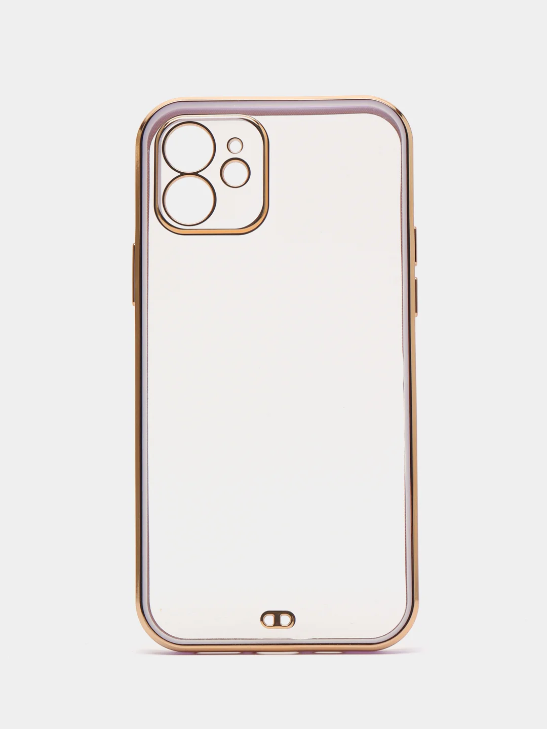Сиреневый чехол силиконовый для iPhone 12