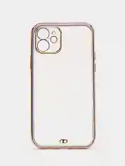 Сиреневый чехол силиконовый для iPhone 12