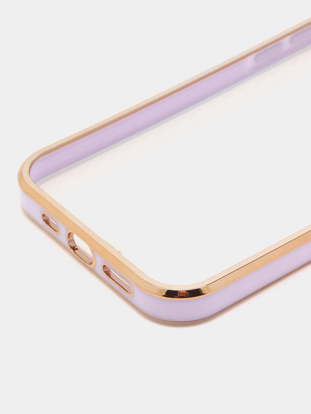 Сиреневый чехол силиконовый для iPhone 12