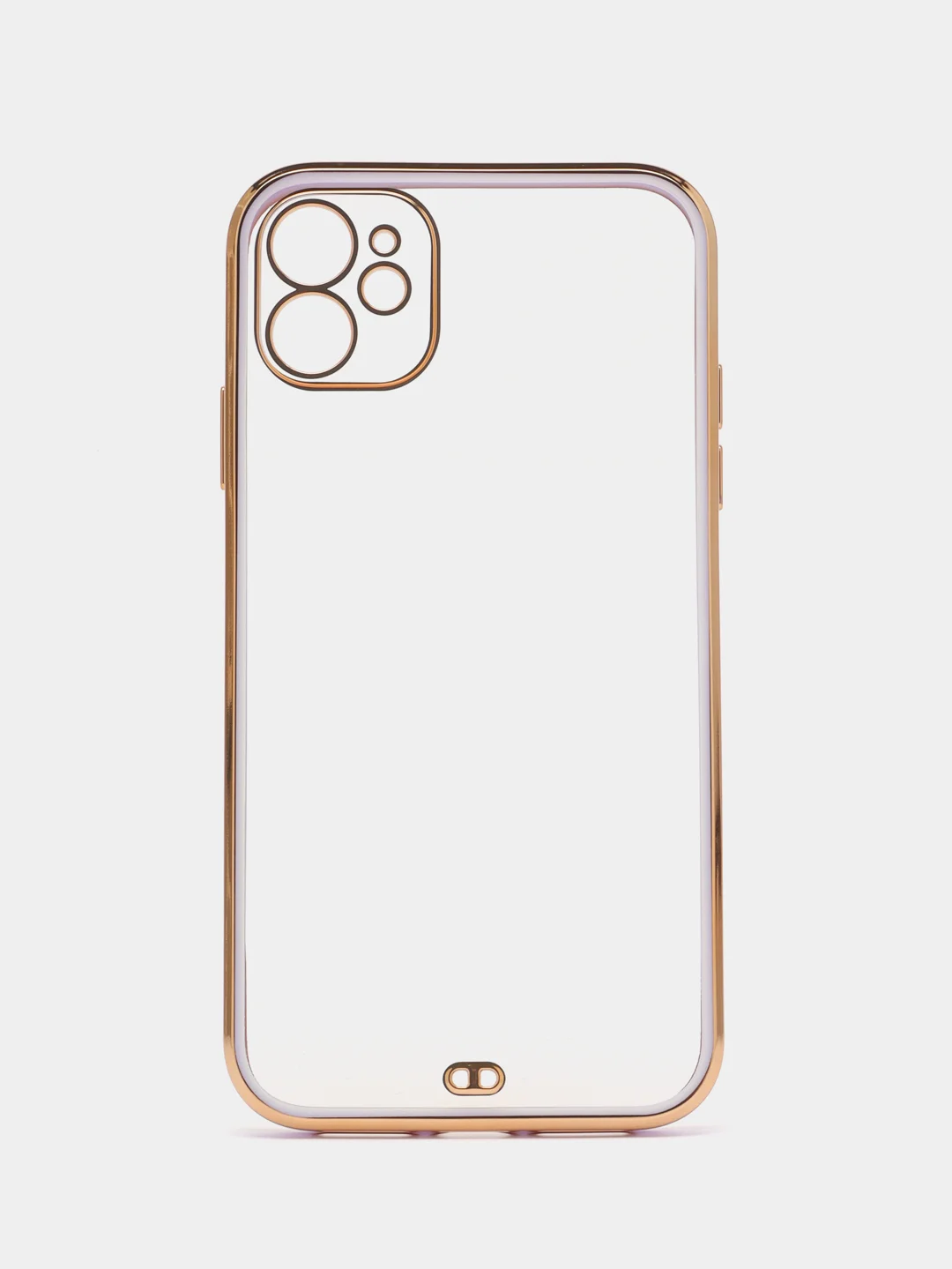 Сиреневый чехол силиконовый для iPhone 11, технология 6D