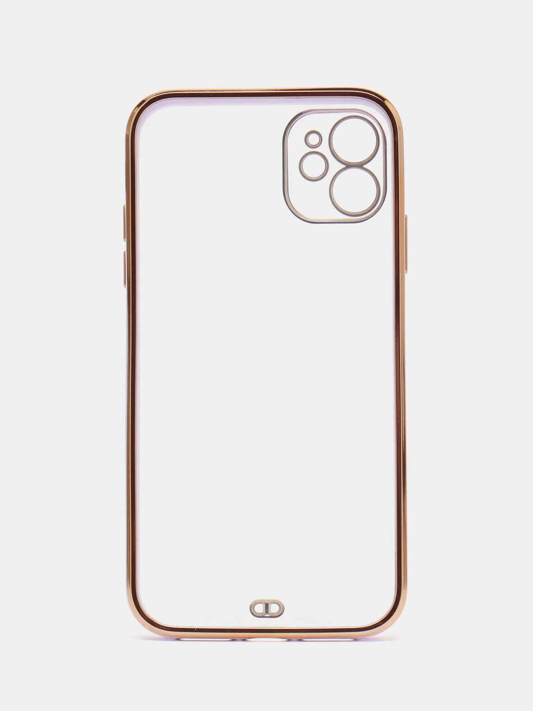 Сиреневый чехол силиконовый для iPhone 11, технология 6D
