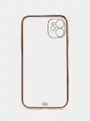 Сиреневый чехол силиконовый для iPhone 11, технология 6D