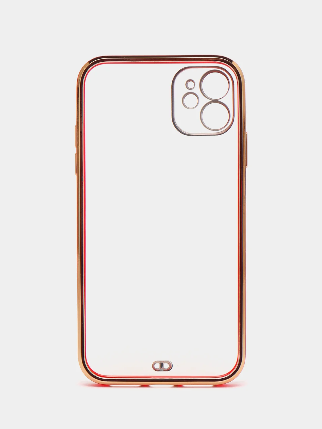 Красный чехол силиконовый для iPhone 11, технология 6D