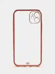 Красный чехол силиконовый для iPhone 11, технология 6D