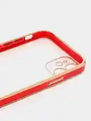 Красный чехол силиконовый для iPhone 11, технология 6D