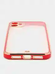 Красный чехол силиконовый для iPhone 11, технология 6D