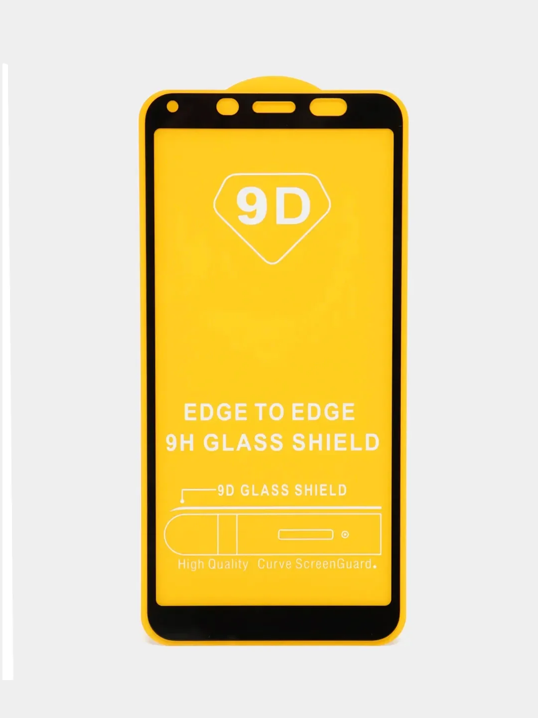 Черный защитное стекло 9D для Xiaomi Redmi 7A / 6A / 6 / Сяоми Редми 7А / 6А/ 6