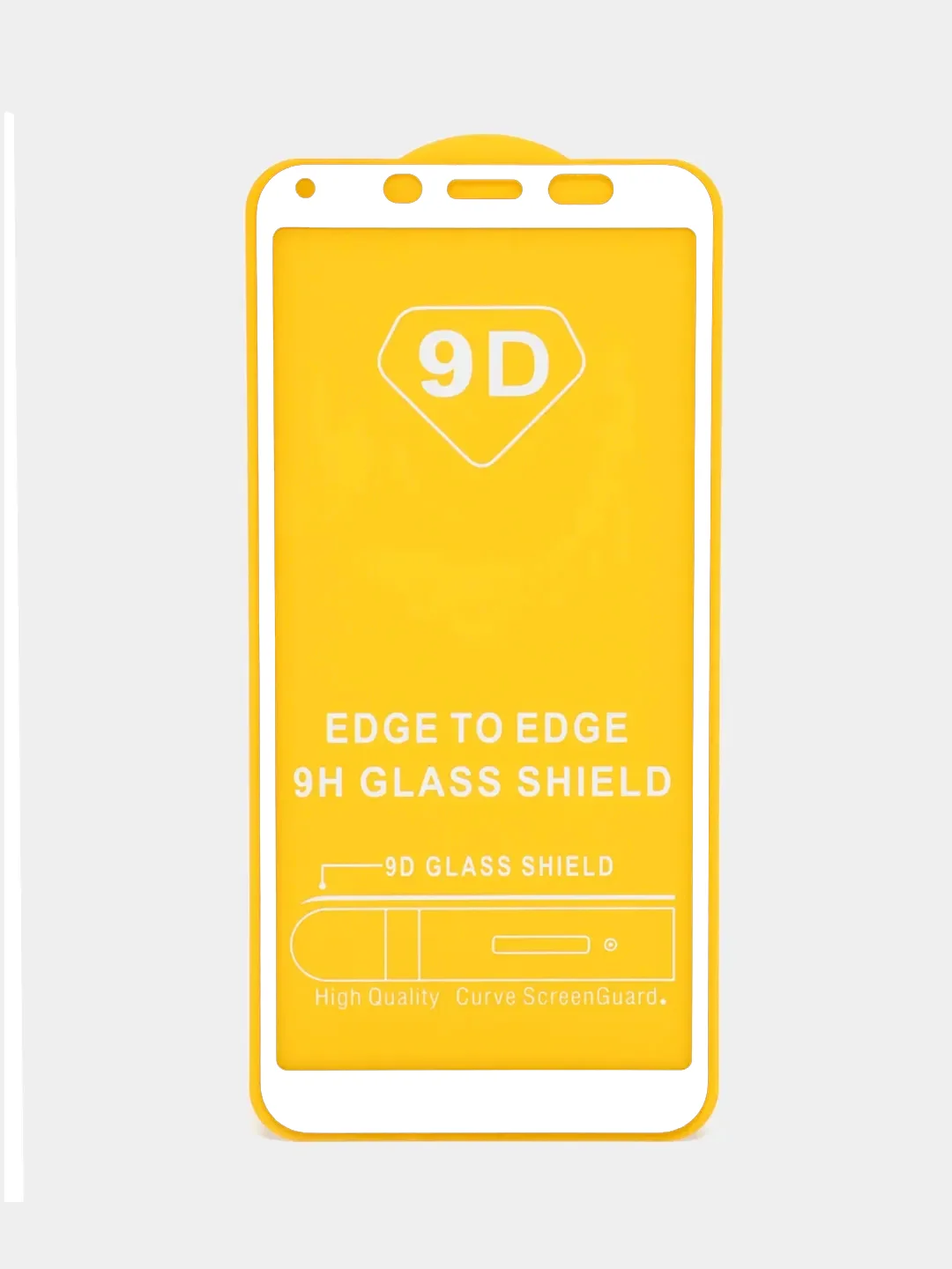 Белый защитное стекло 9D для Xiaomi Redmi 7A / 6A / 6 / Сяоми Редми 7А / 6А/ 6