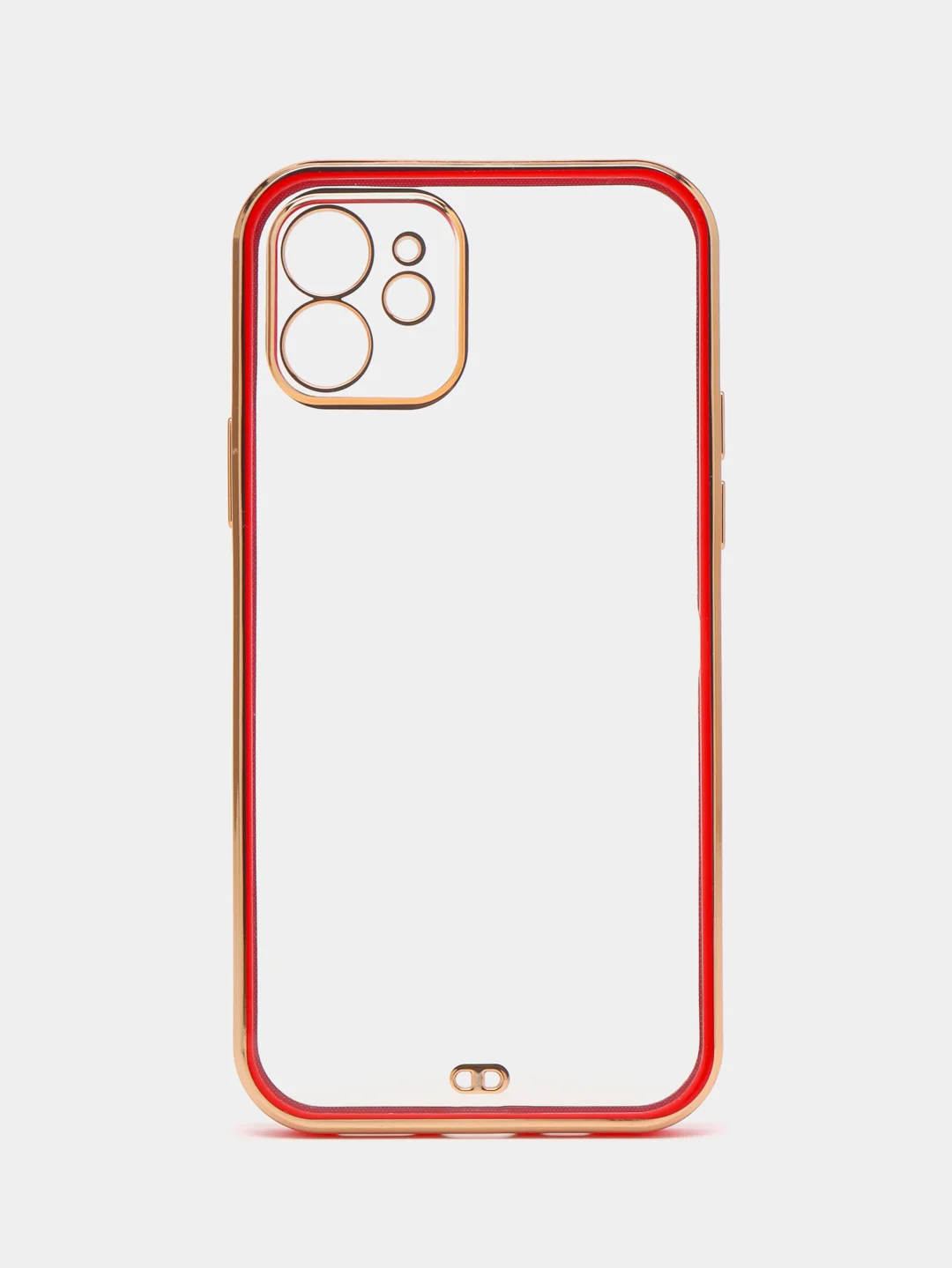 Красный чехол силиконовый для iPhone 12