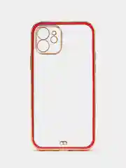 Красный чехол силиконовый для iPhone 12