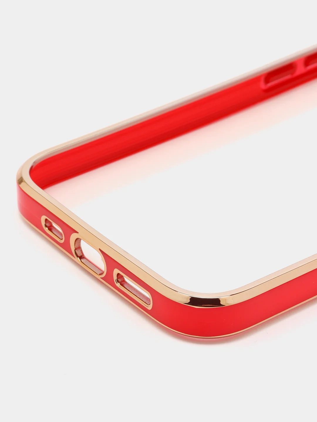 Красный мягкий силиконовый чехол для iPhone 13, технология 6D