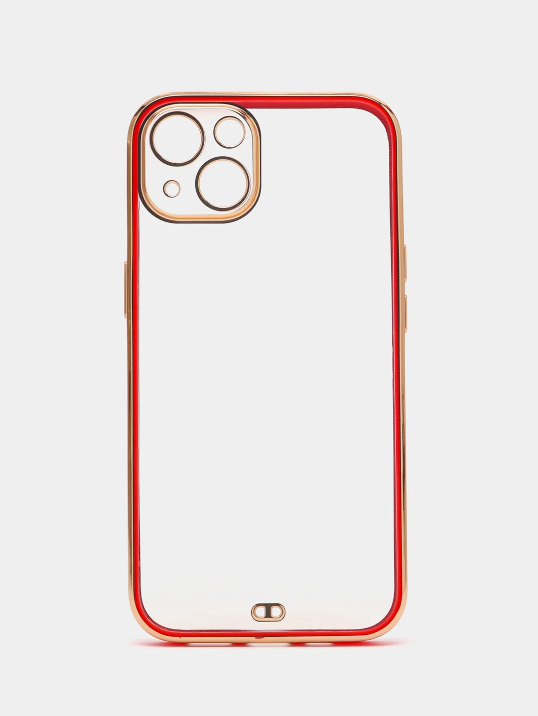Красный мягкий силиконовый чехол для iPhone 13, технология 6D