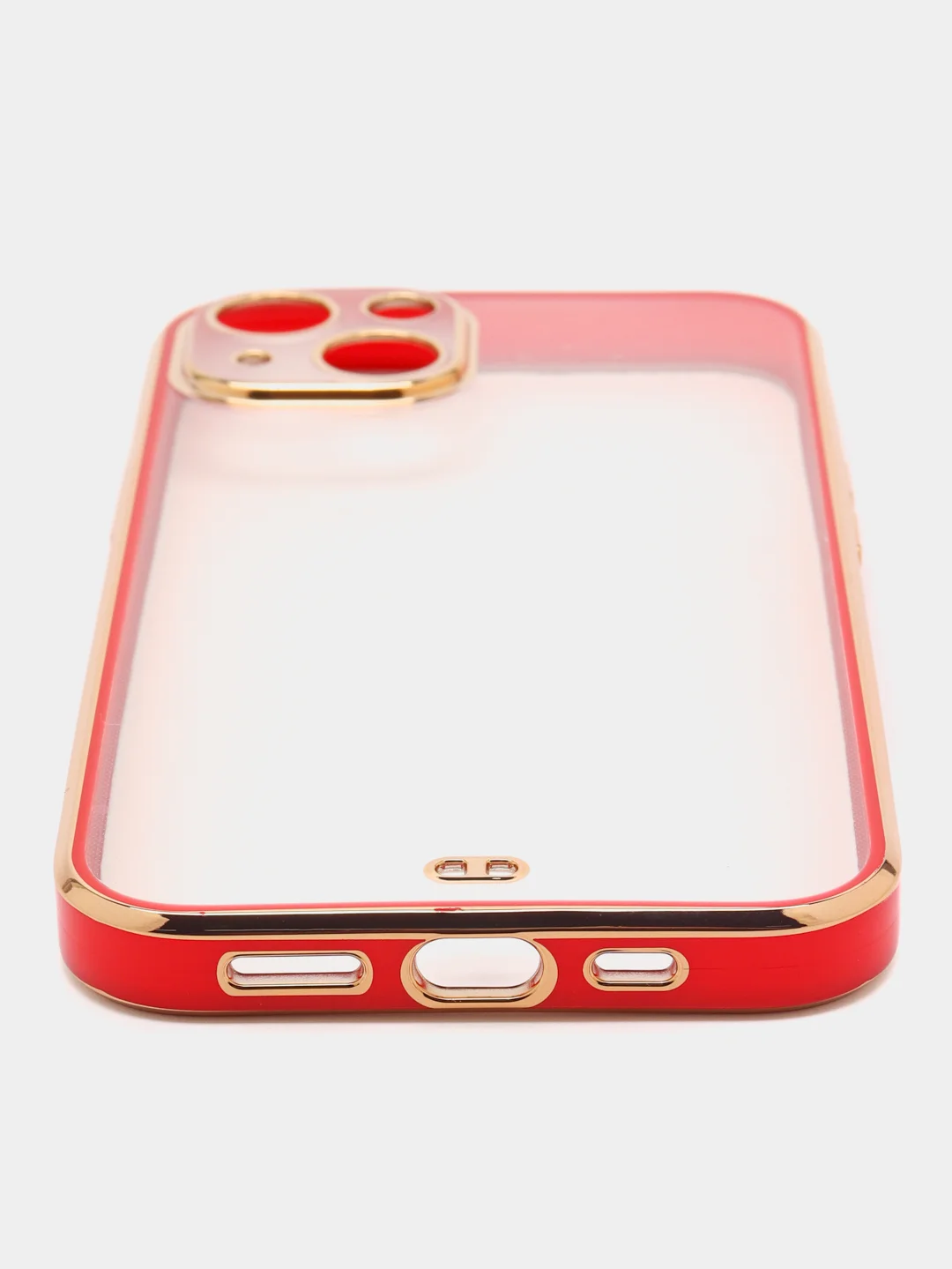Красный мягкий силиконовый чехол для iPhone 13, технология 6D