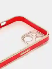 Красный мягкий силиконовый чехол для iPhone 13, технология 6D