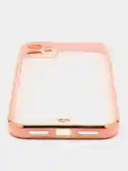 Розовый чехол силиконовый для iPhone 11, технология 6D