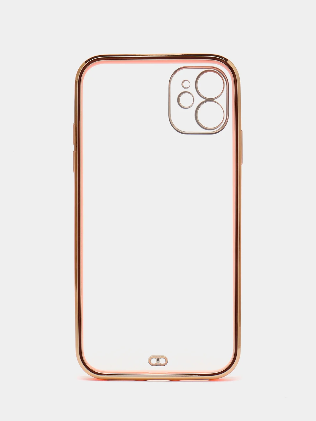 Розовый чехол силиконовый для iPhone 11, технология 6D