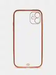 Розовый чехол силиконовый для iPhone 11, технология 6D