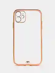 Розовый чехол силиконовый для iPhone 11, технология 6D