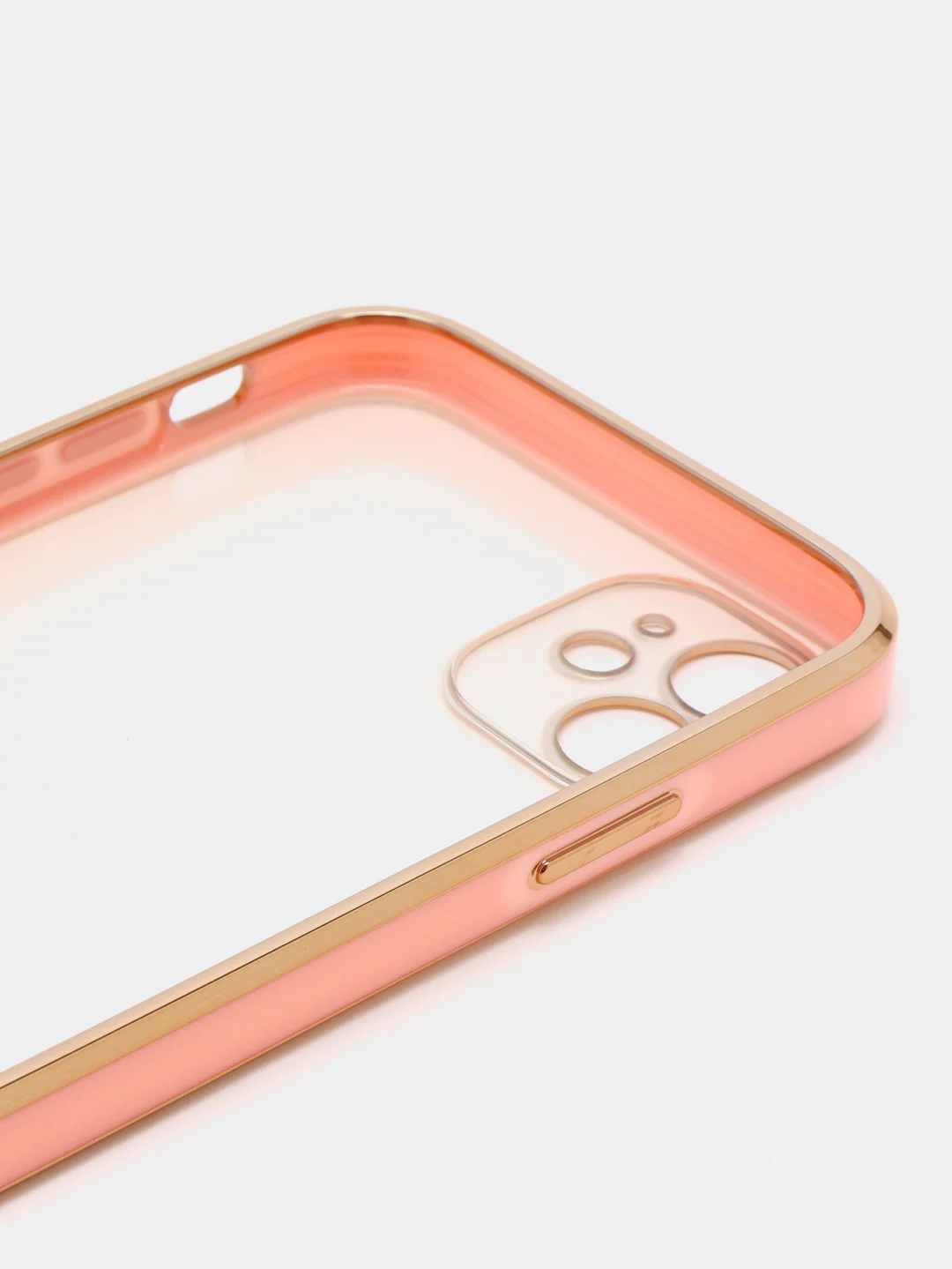 Розовый чехол силиконовый для iPhone 11, технология 6D