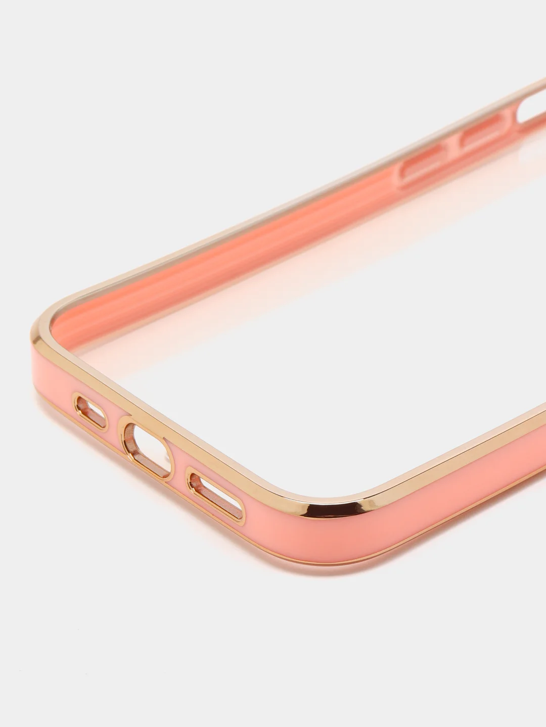Розовый мягкий силиконовый чехол для iPhone 13, технология 6D
