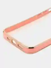 Розовый мягкий силиконовый чехол для iPhone 13, технология 6D