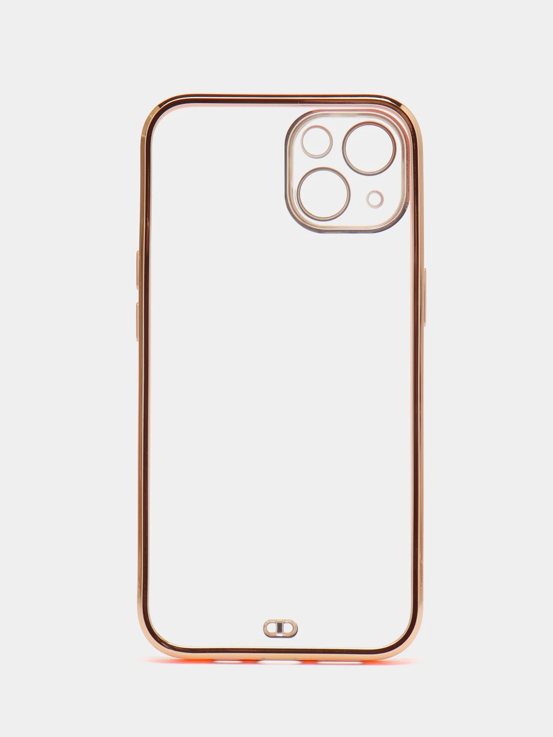 Розовый мягкий силиконовый чехол для iPhone 13, технология 6D
