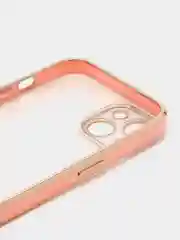 Розовый мягкий силиконовый чехол для iPhone 13, технология 6D