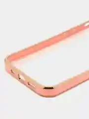 Розовый чехол силиконовый для iPhone 12