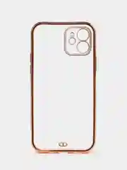 Розовый чехол силиконовый для iPhone 12