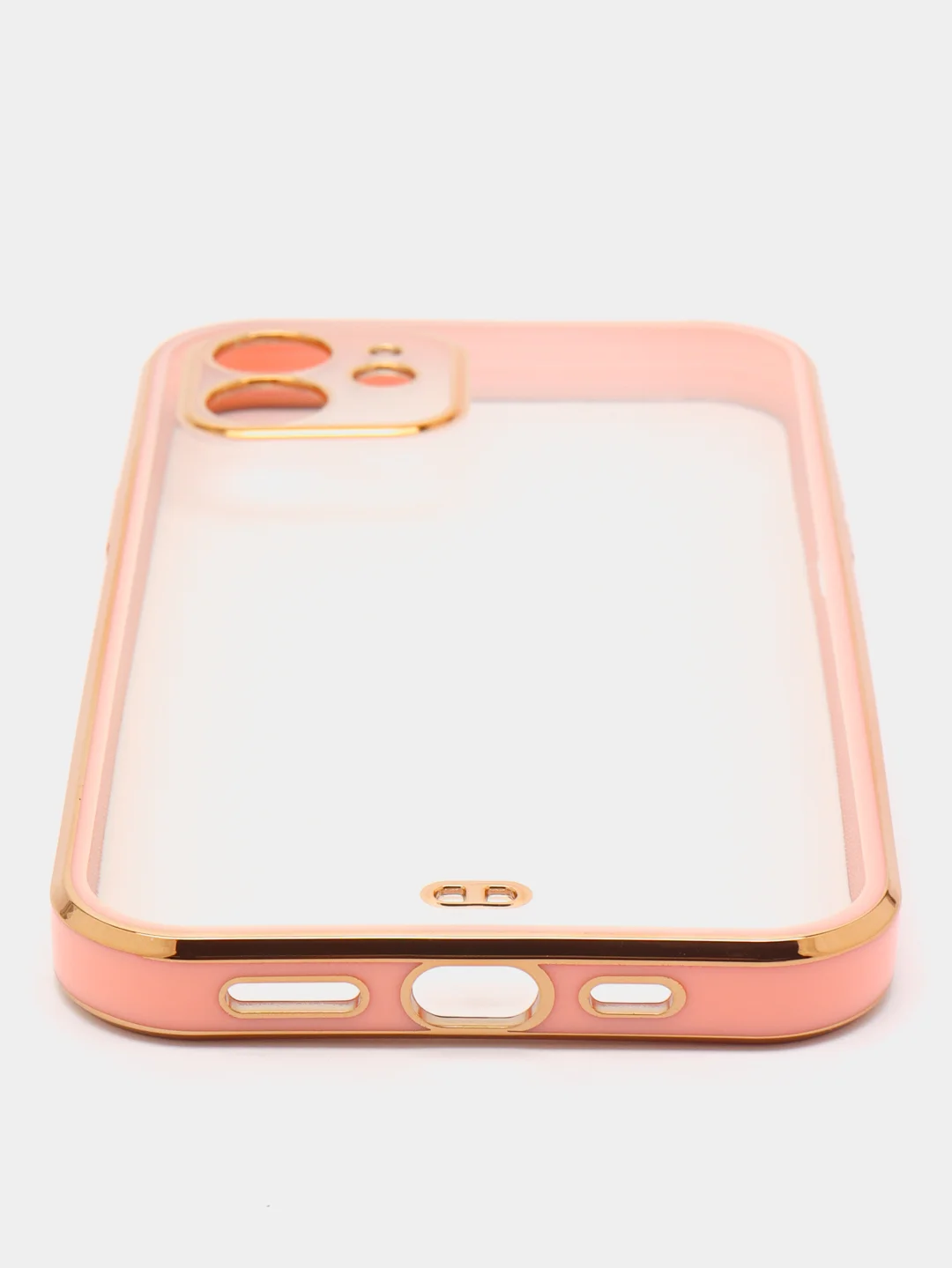 Розовый чехол силиконовый для iPhone 12