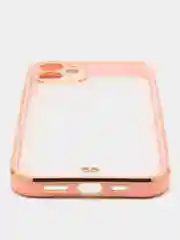 Розовый чехол силиконовый для iPhone 12