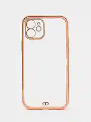 Розовый чехол силиконовый для iPhone 12