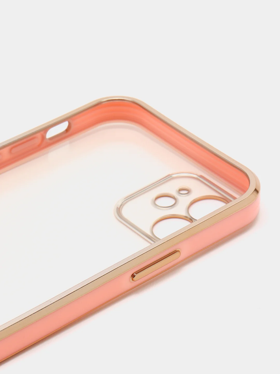 Розовый чехол силиконовый для iPhone 12