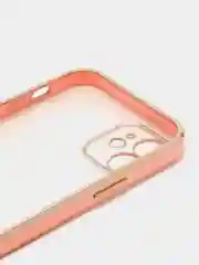Розовый чехол силиконовый для iPhone 12