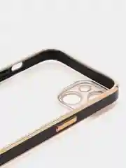 Черный мягкий силиконовый чехол для iPhone 13, технология 6D