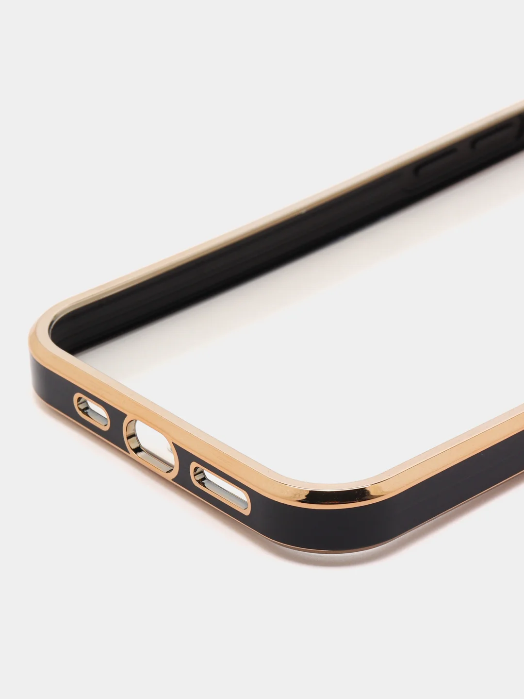 Черный чехол силиконовый для iPhone 12