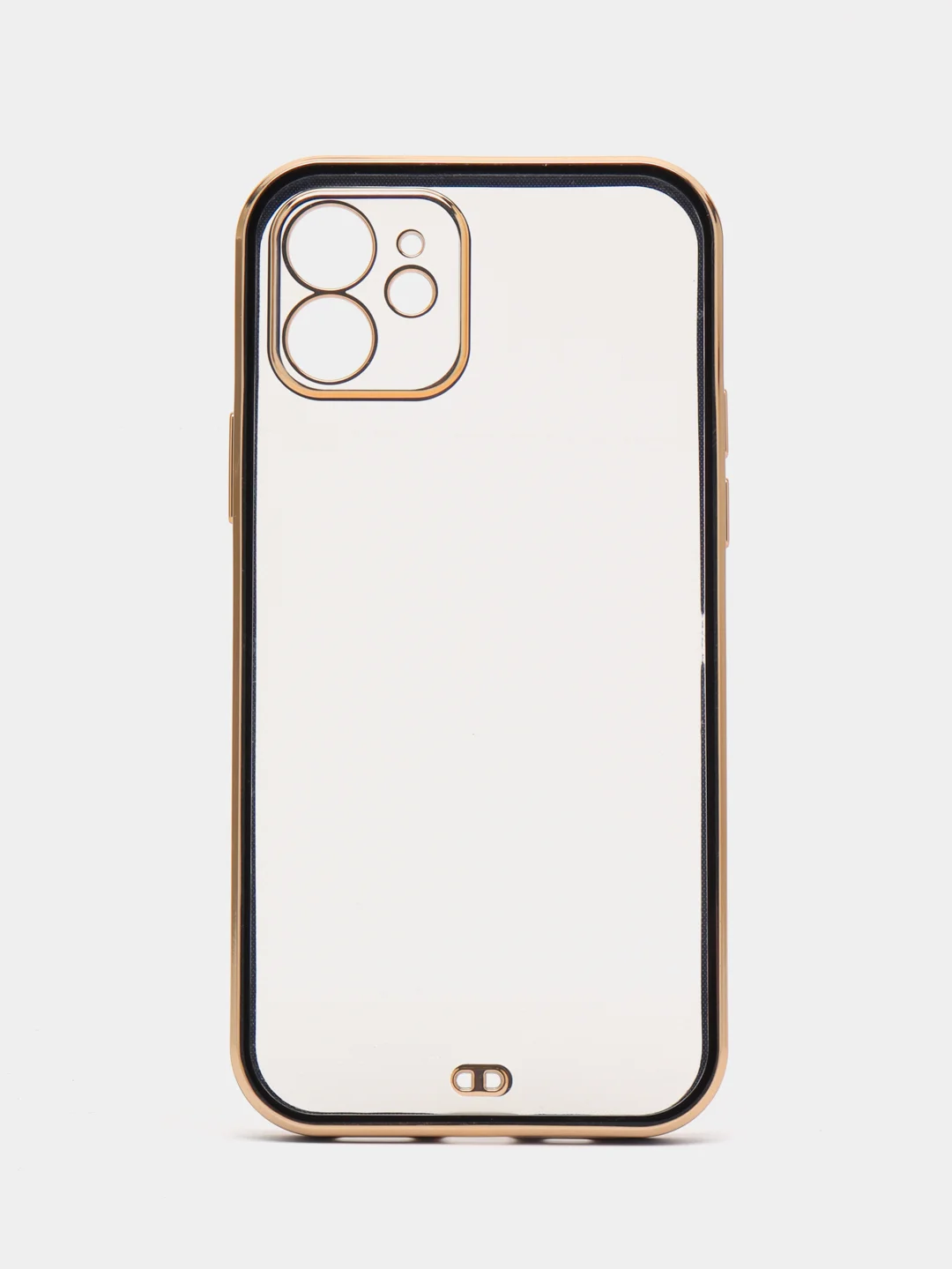 Черный чехол силиконовый для iPhone 12