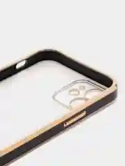 Черный чехол силиконовый для iPhone 12