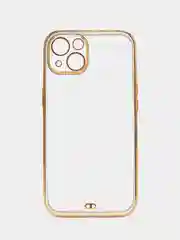 Белый мягкий силиконовый чехол для iPhone 13, технология 6D