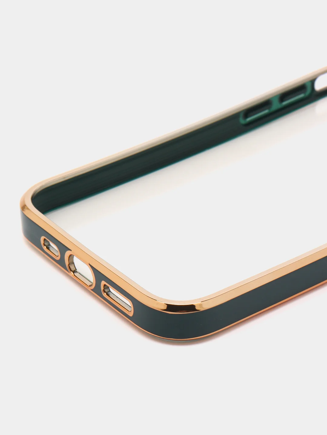 Зеленый мягкий силиконовый чехол для iPhone 13, технология 6D
