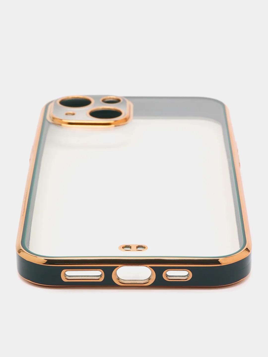 Зеленый мягкий силиконовый чехол для iPhone 13, технология 6D