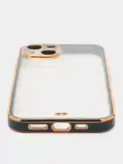 Зеленый мягкий силиконовый чехол для iPhone 13, технология 6D
