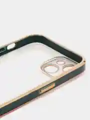 Зеленый мягкий силиконовый чехол для iPhone 13, технология 6D