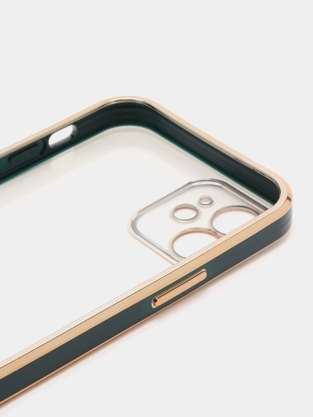 Зеленый чехол силиконовый для iPhone 12